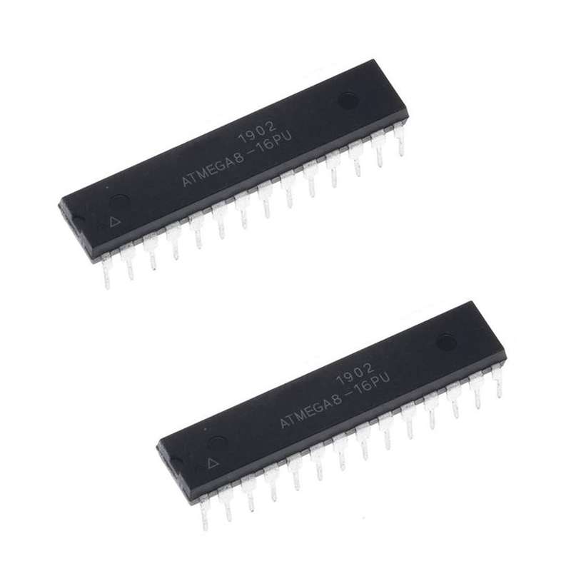 میکروکنترلر اتمل مدل ATMEGA8A مجموعه دو عددی میکروکنترلر اتمل مدل ATMEGA8A مجموعه دو عددی