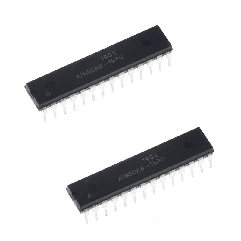 میکروکنترلر اتمل مدل ATMEGA8A مجموعه دو عددی میکروکنترلر اتمل مدل ATMEGA8A مجموعه دو عددی