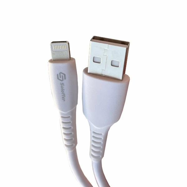 کابل تبدیل USB به لایتنینگ سولفار مدل x به طول 1 متر