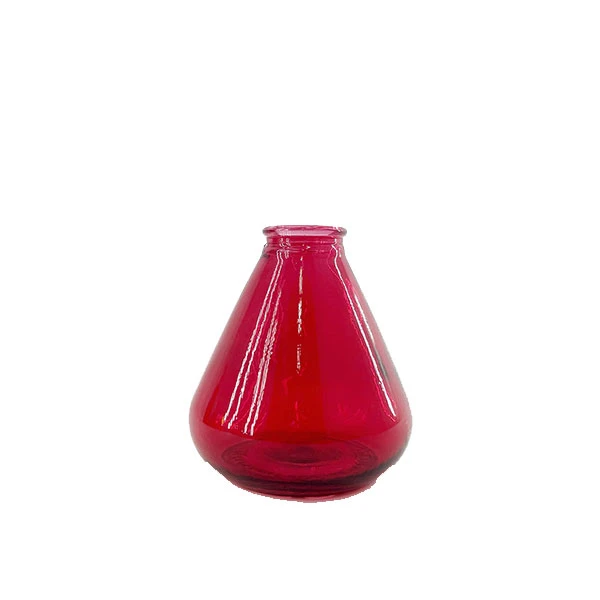 گلدان دکوری مدل شیشه ای رنگی کلوش کد 1112