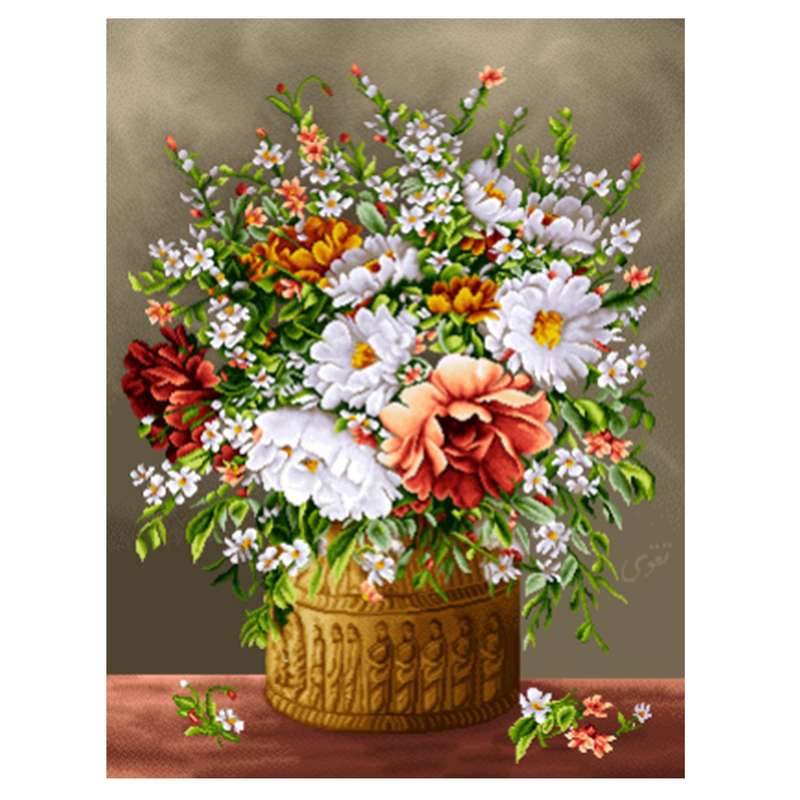 نخ و نقشه تابلوفرش مدل 25227 نخ و نقشه تابلوفرش مدل 25227