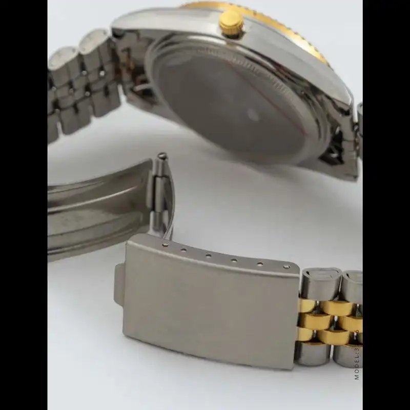 ست ساعت مچی عقربه ای زنانه و مردانه  مدل دیت جاست