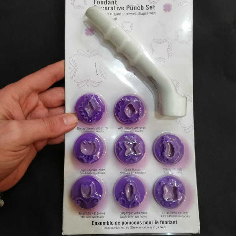 ابزار تزیین فوندانت مدل FE-1 مجموعه ۹ عددی