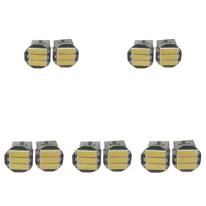 لامپ خودرو مدل SMD T10 مجموعه 10 عددی 
