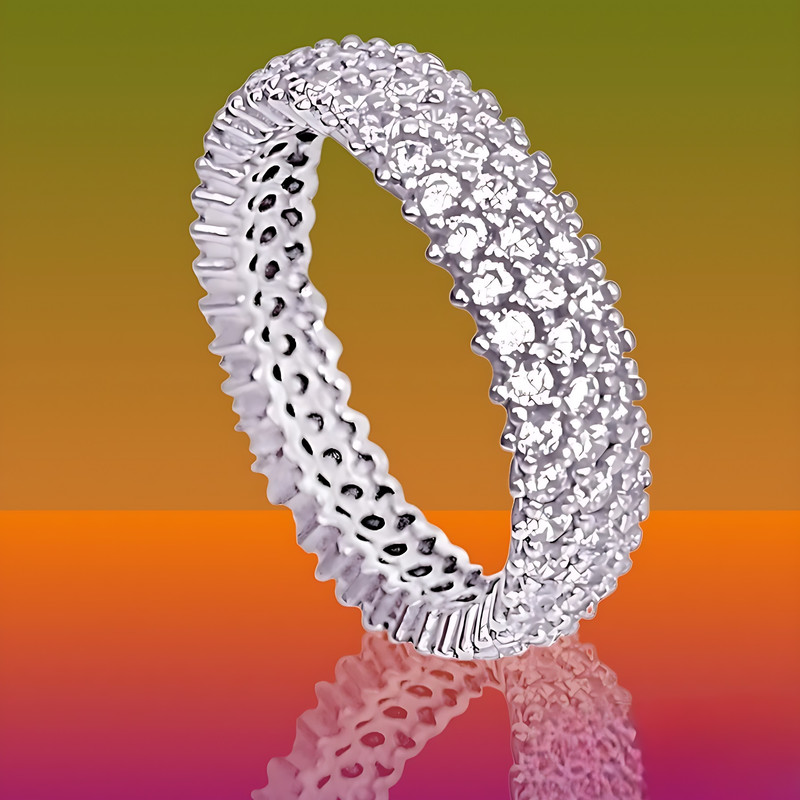 انگشتر نقره زنانه مدل پرنسس کد NG3750 انگشتر نقره زنانه مدل پرنسس کد NG3750