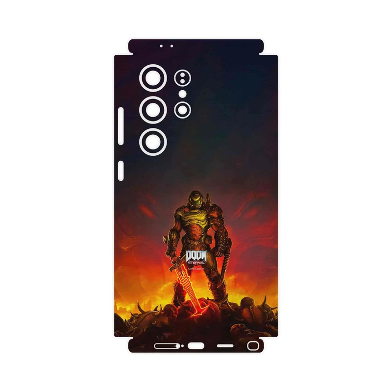 برچسب پوششی ماهوت مدل DOOM Game Series-FullSkin مناسب برای گوشی موبایل سامسونگ Galaxy S24 Ultra