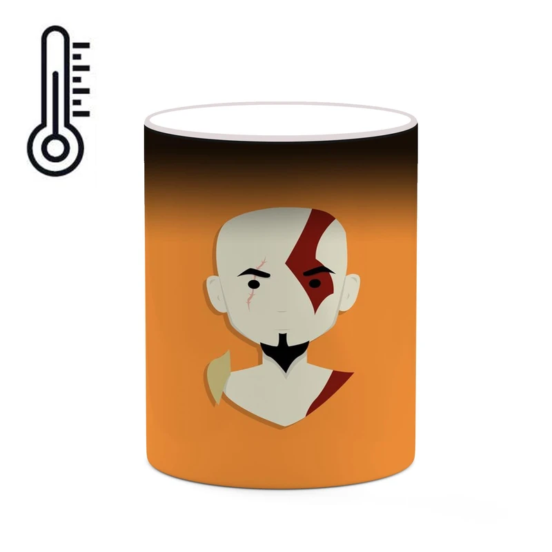 ماگ حرارتی کاکتی طرح گاد آف وار God Of War مدل mgh40950