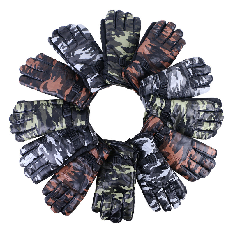 دستکش موتور سواری مدل چرم مصنوعی داخل خز