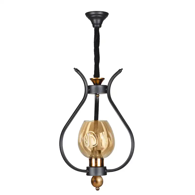 چراغ آویز تک شعله چشمه نور کد 1701/1BK