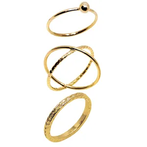 بند انگشتی زنانه کد 1076 مجموعه 3 عددی