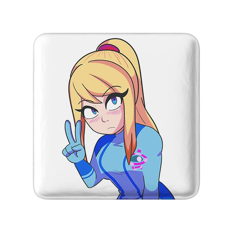 مگنت خندالو طرح بازی متروید (Metroid) مدل مربعی کد 35634