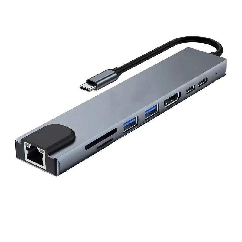 هاب 8 پورت USB-C مجنتیک مدل CHD8