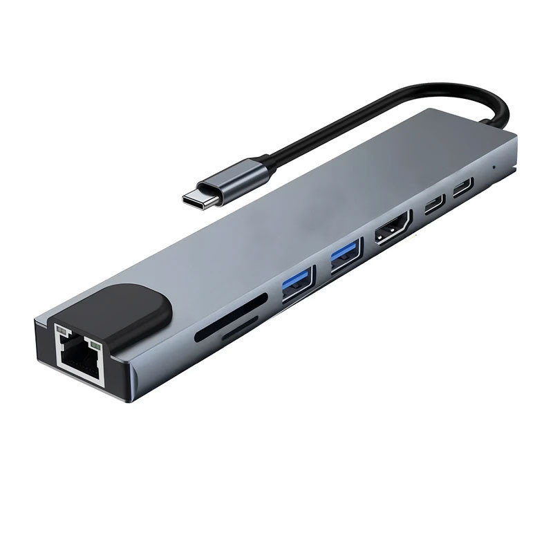 هاب 8 پورت USB-C مجنتیک مدل CHD8