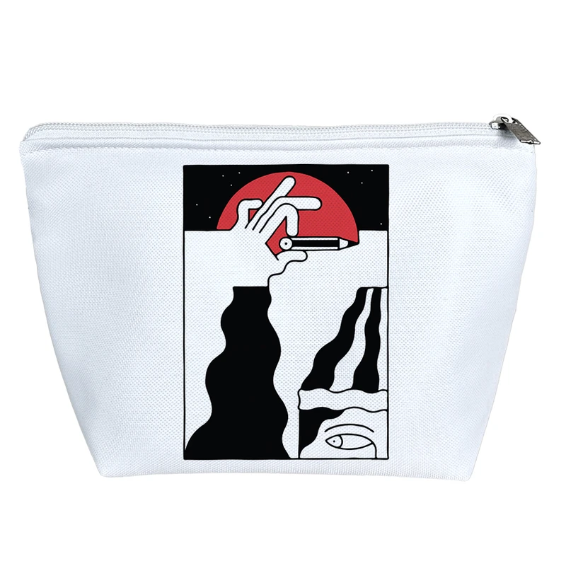 کیف لوازم آرایش دخترانه خندالو مدل هنرمند کد 9056