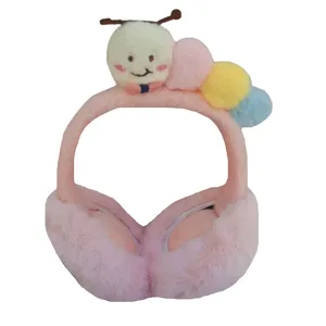 گوش گیر زمستانی بچگانه مدل هدفونی تاشو طرح هزارپا