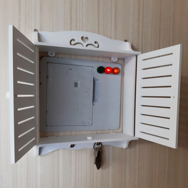 عکس شماره 5 : شلف دیواری خونه خاص مدل محافظ فیوز طرح خطی