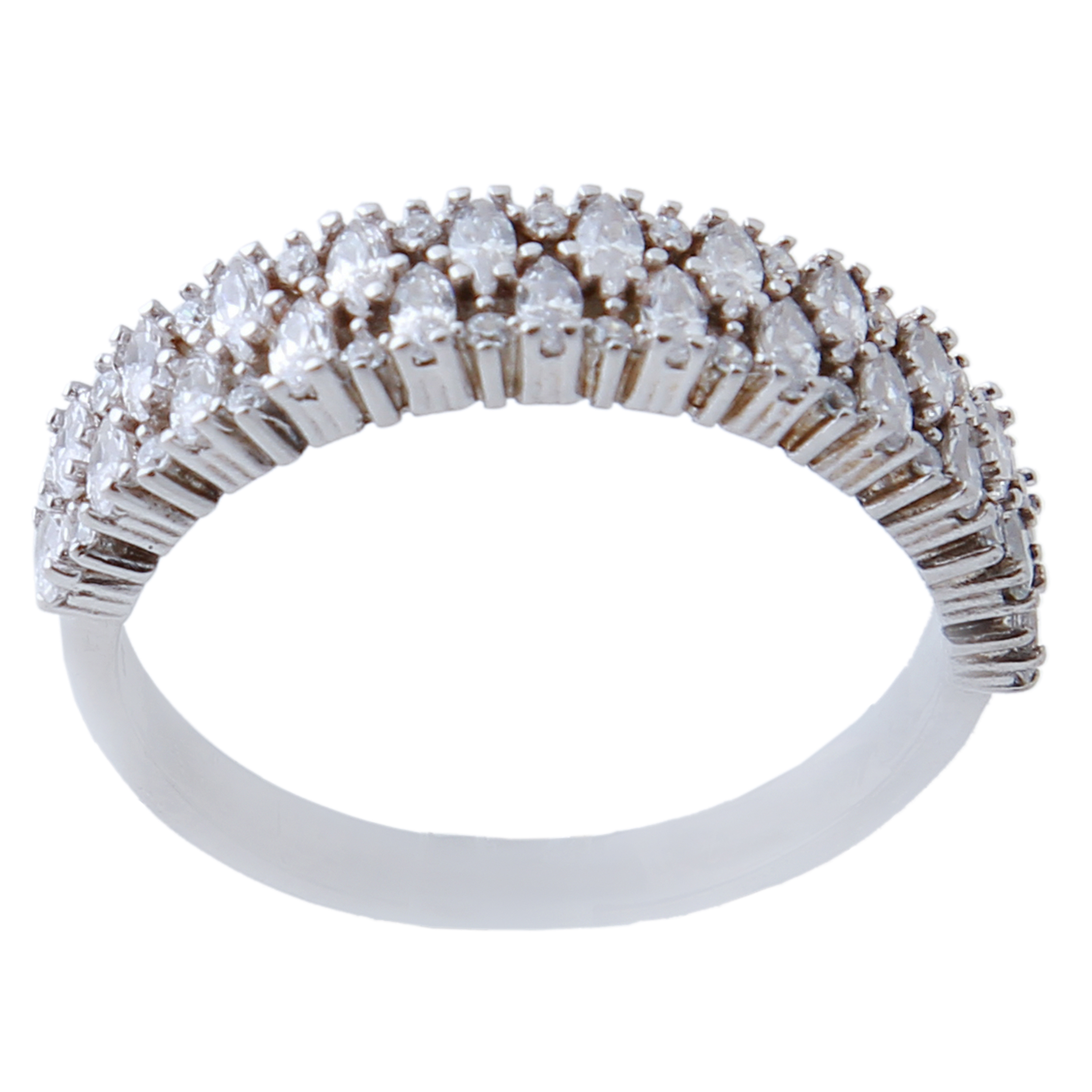   انگشتر نقره زنانه بازرگانی میلادی کد AWR_678