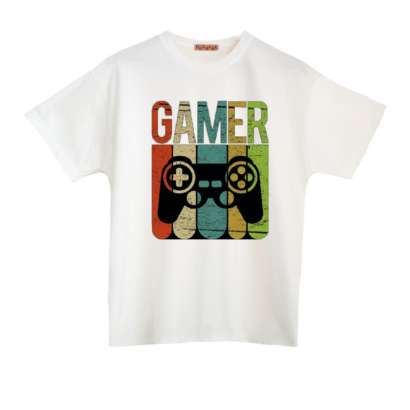 تی شرت آستین کوتاه مردانه مدل gamer