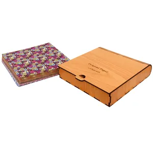 کاغذ اوریگامی کد 31 مجموعه 120 عددی به همراه جعبه نگهدارنده کاغذ
