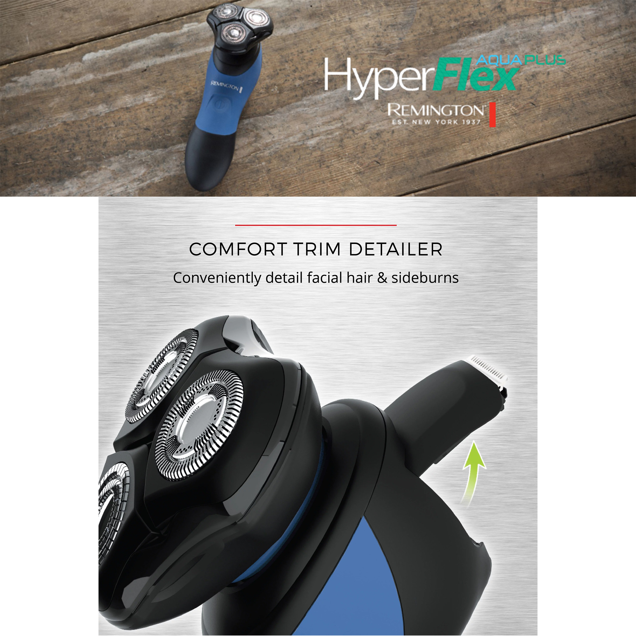 ماشین اصلاح موی صورت رمینگتون مدل  XR1450 HYPERFLEX AQUA PLUS ROTARY SHAVER