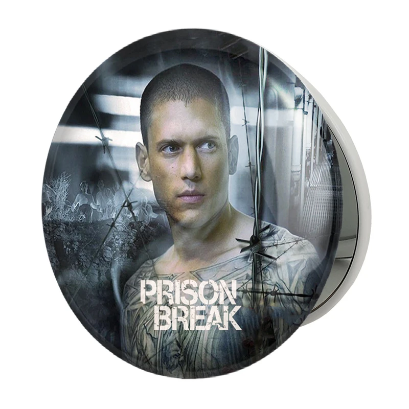 آینه جیبی خندالو طرح مایکل اسکافیلد سریال فرار از زندان Prison Break مدل تاشو کد 10209 