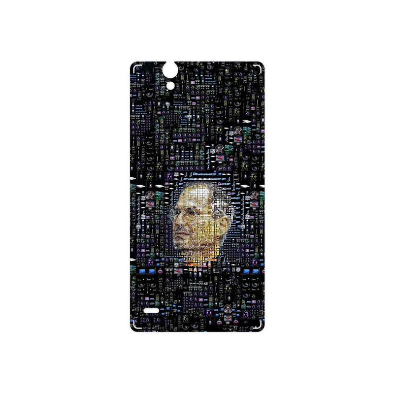 برچسب پوششی ماهوت مدل Collage of Steve Jobs 2 مناسب برای گوشی موبایل سونی Xperia C4