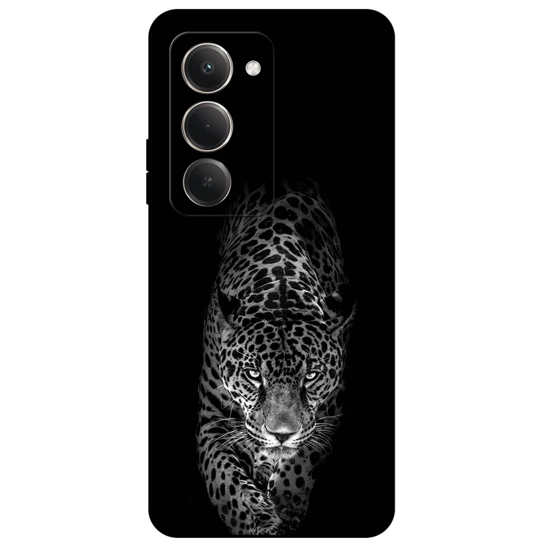 کاور مگافون طرح پلنگ مدل 1879 مناسب برای گوشی موبایل شیائومی Redmi 15 4G