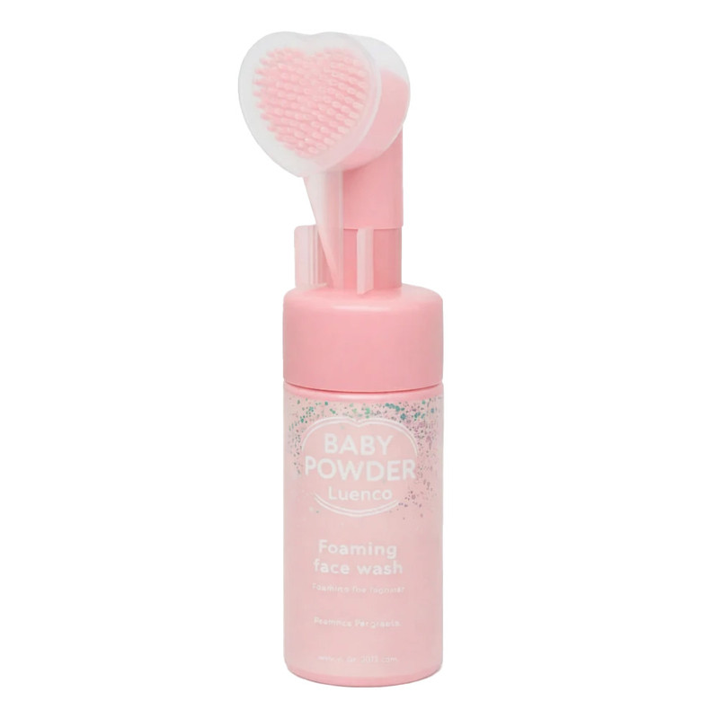 فوم شست‌وشوی صورت لونکو مدل Baby Powder مناسب برای انواع پوست حجم 100 میلی‌لیتر