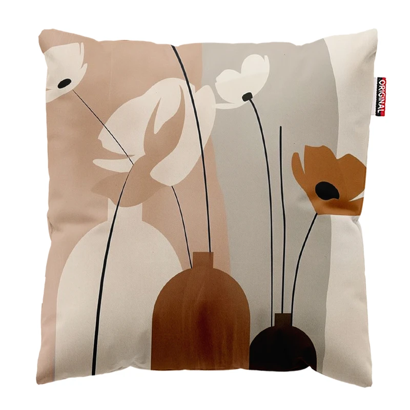 کوسن پاد آفرین مدل بوهو طرح مینیمال کد PK403105 سایز 40*40 سانتی متر