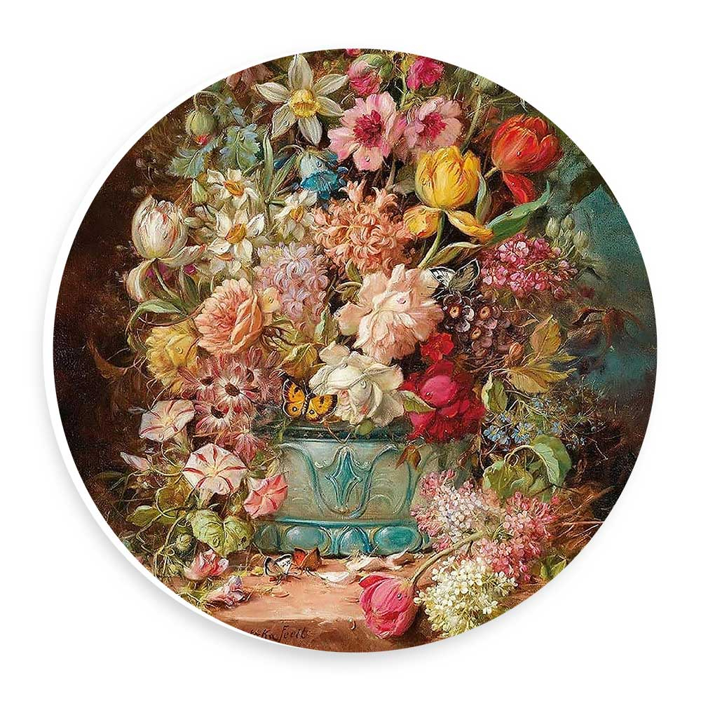 دیوارکوب طرح گلدان گل مدل wtb893