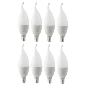 لامپ ال ای دی 7 وات ایران زمین مدل اشکی مجموعه 8 عددی پایه E14