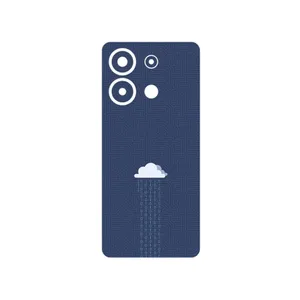 MAHOOT Minimal Data Cloud Cover Sticker for Xiaomi Redmi Note 13 4G