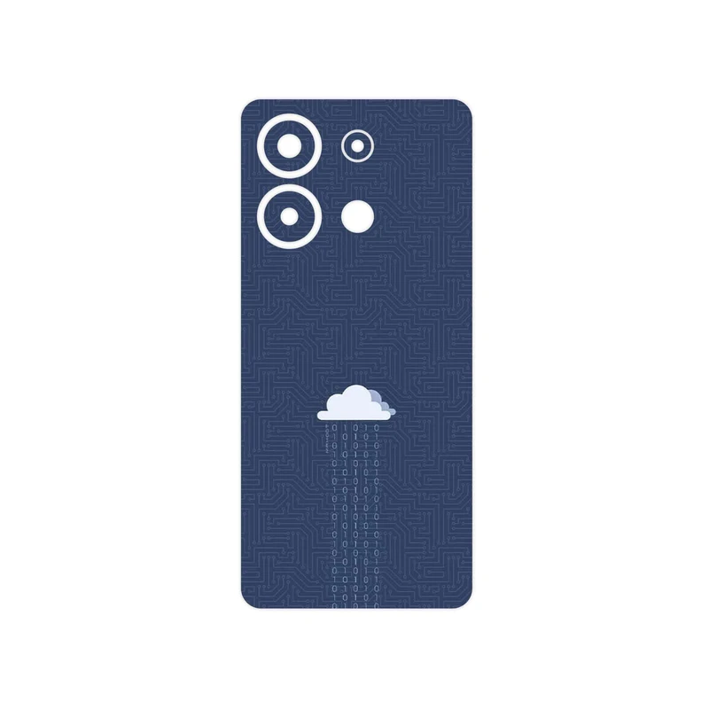 برچسب پوششی ماهوت مدل Minimal Data Cloud مناسب برای گوشی موبایل شیائومی Redmi Note 13 4G
