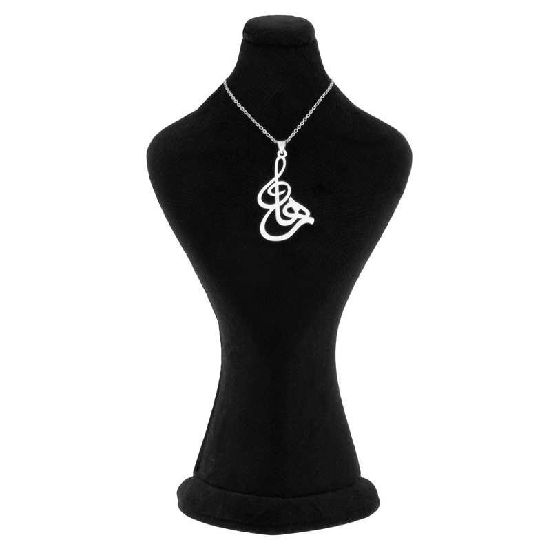 گردنبند مدل اسم رها و نماد موسیقی