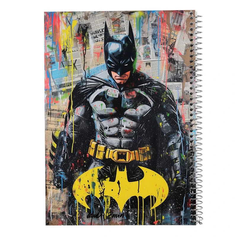 دفتر شطرنجی 50 برگ مدوپد طرح بتمن کد DF17470