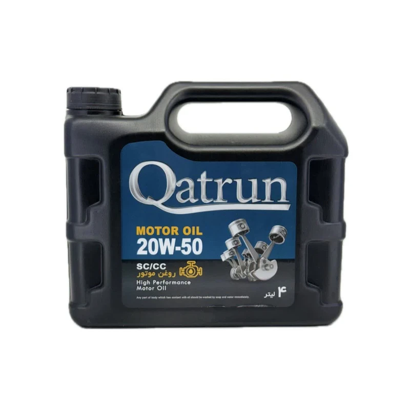 روغن موتور قطران مدل 20W50 SC/CC حجم 4 لیتر