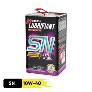 روغن موتور کانادا لوبریفنت مدل 10W40 SN حجم 4 لیتر