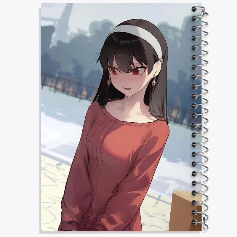 دفتر لیست خرید 50 برگ خندالو طرح یور انیمه اسپای ایکس فمیلی Spy X Family کد 22195