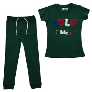 ست تی شرت و شلوار دخترانه لولوکستنیت مدل G-BEBE-G