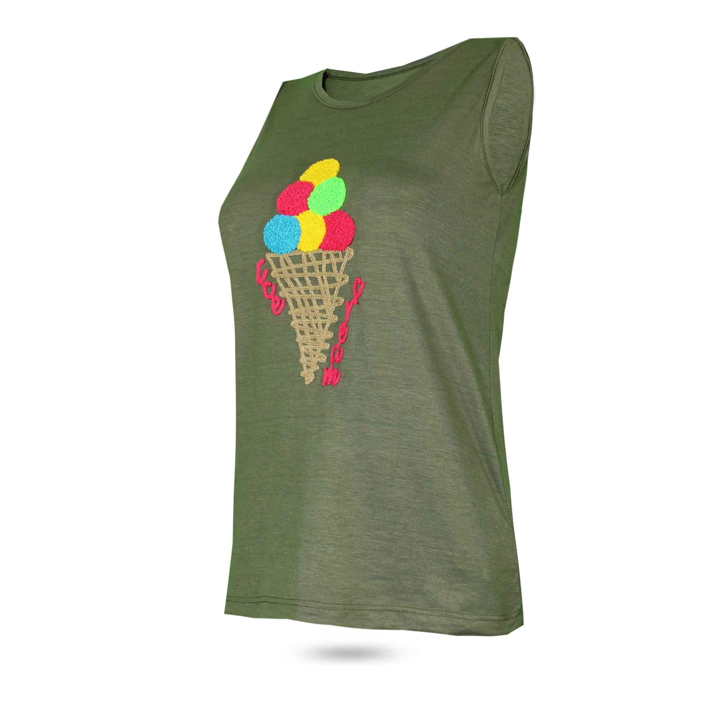 تاپ زنانه مدل بستنی 15