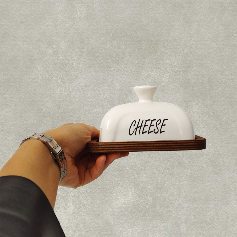 ظرف پنیر ام وي اچ گلس اند پلاستيكس مدل CHEESE