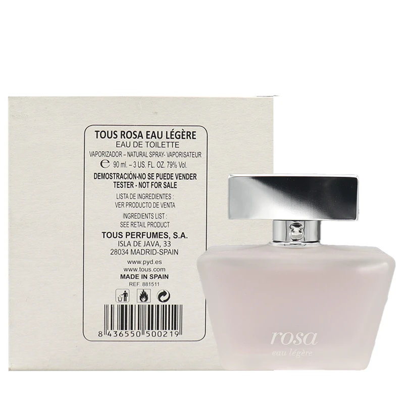 تستر ادوتویلت زنانه توس مدل ROSA EAU LEGRE با رایحه خنک حجم 100 میلی‌لیتر