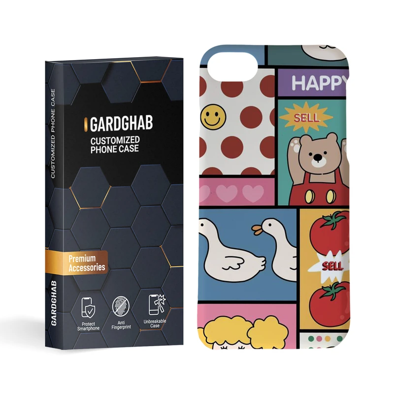  کاور گارد قاب مدل دخترانه مناسب برای گوشی موبایل اپل iphone 7 / 8 / se2020