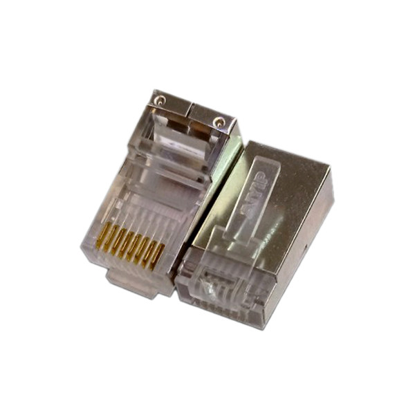سوکت شبکه CAT7 SFTP مدل امپ بسته 50 عددی