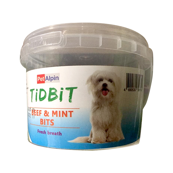 نقد و بررسی غذای تشویقی سگ تیدبیت مدل Beef &amp; Mint وزن 180 گرم توسط خریداران