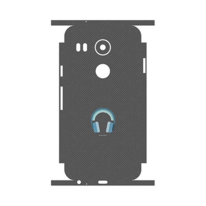 برچسب پوششی ماهوت مدل Minimal Headphone Icon-FullSkin مناسب برای گوشی موبایل گوگل Nexus 5X