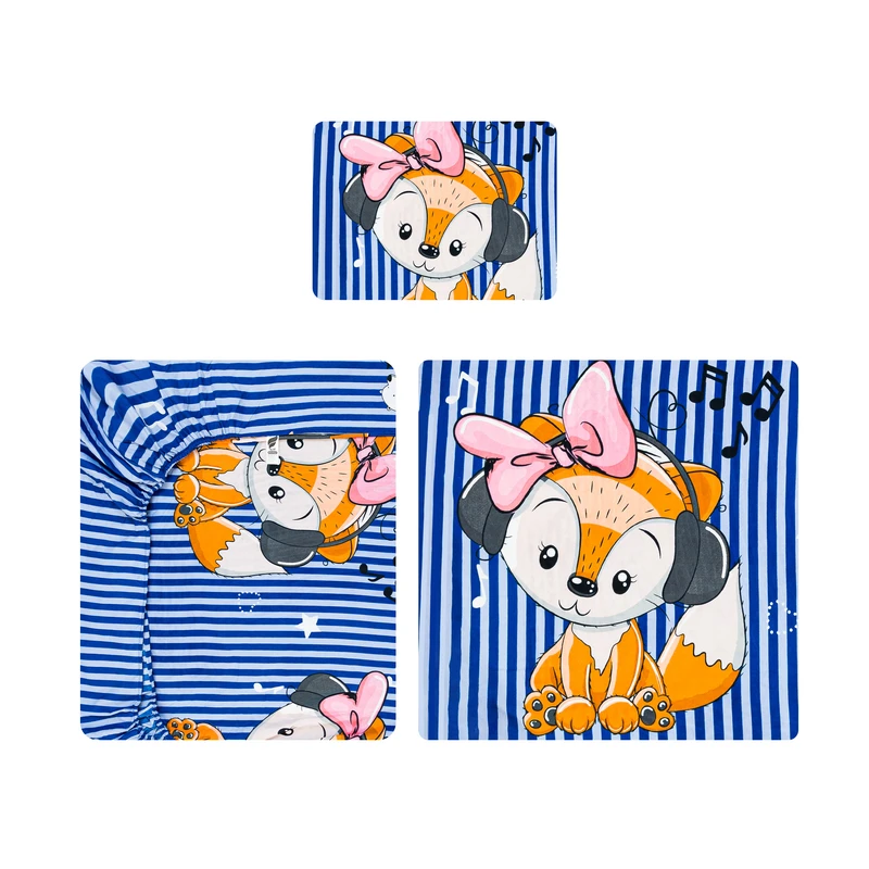 سرویس روتختی 1 نفر 3 تکه آدنو مدل Lovely fox کد MC15