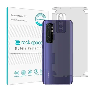 Transparent Rockspace HyGEL model phone back protector suitable for Xiaomi Mi Note 10 Lite mobile phone