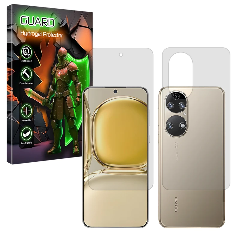 محافظ صفحه نمایش مات گارد مدل Tough مناسب برای گوشی موبایل هوآوی P50 Pro به همراه محافظ پشت گوشی