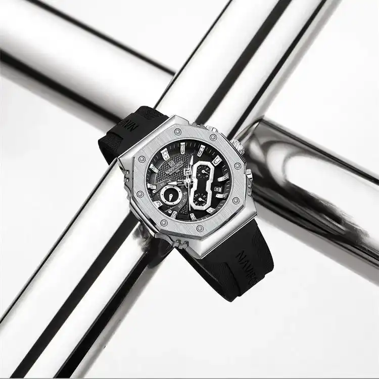 ست ساعت مچی عقربه ای زنانه و مردانه نیوی فورس مدل NF8035SBW